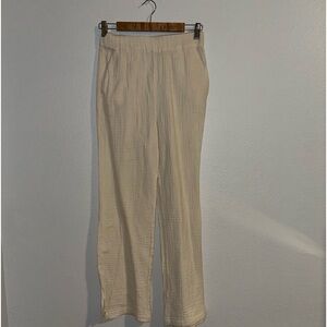 Size small beige linen pants